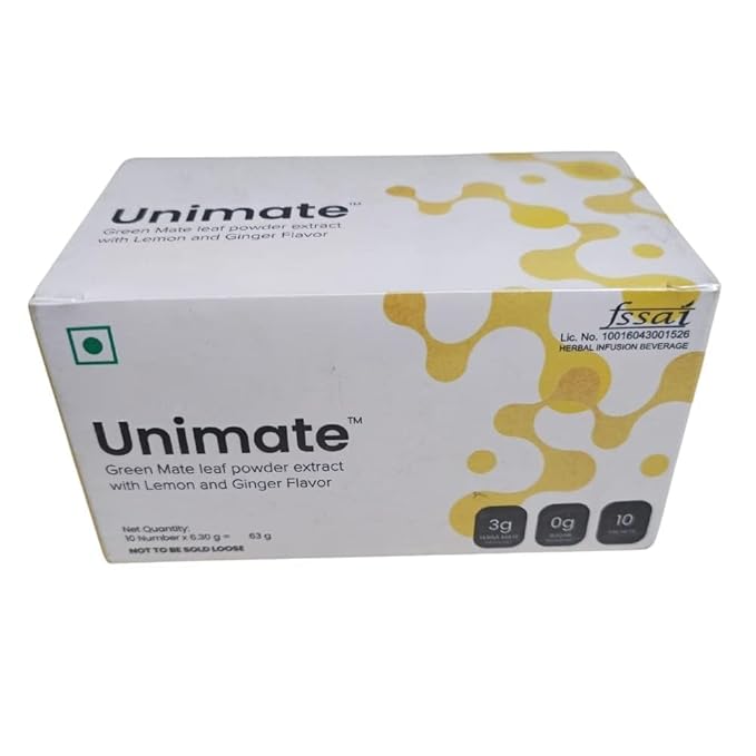 Unimate Green Mate Leaf Powder Extract with Lemon &  Unimate Green Mate Leaf Powder Extract with Lemon &