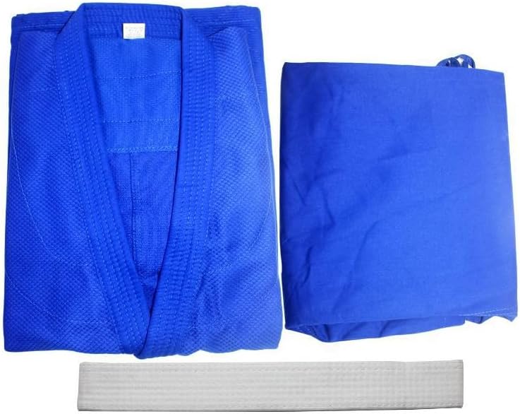 Judo Gi Uniform Karate Suit Sets Judo Suit Sets- Kids & Adults Cotton Training Gi for Judo and Karate 150cm