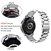 V-MORO No Gaps Metal Strap Compatible with Galaxy Watch 46mm Bands/Gear S3 Frontier Band with Clips Men Solid Stainless Steel Bracelet for Samsung Galaxy Watch 46mm R800/Gear S3 Smartwatch