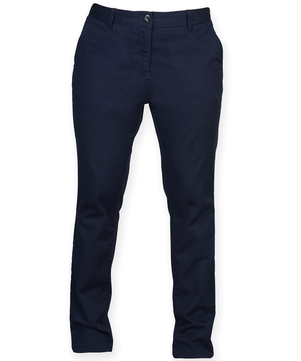COOZO Ladies Stretch Chinos - Navy - XL