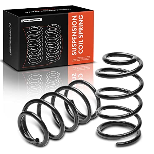 A-Premium 2Pcs Front Suspension Coil Spring Set Compatible with Mazda 3 2010 2011 2012 2013 2.3L, Turbocharged, Driver and Passenger Side, Replace# BBN534011D