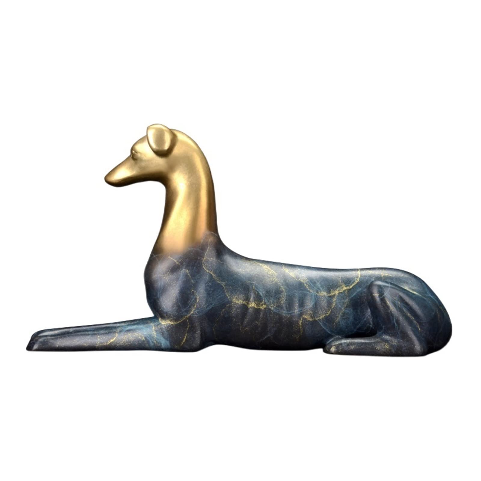 hongchenke34 Copper statue Brass Dog Entrance Ornament Zodiac Signs Office Desktop Ornaments Crafts Copper Sculpture Bronze Decorations