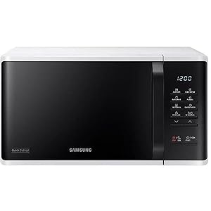 Samsung MS23K3513AW Encimera 700W Blanco - Microondas (Encimera, 700 W, Botones, Blanco, LED, 1100 W)