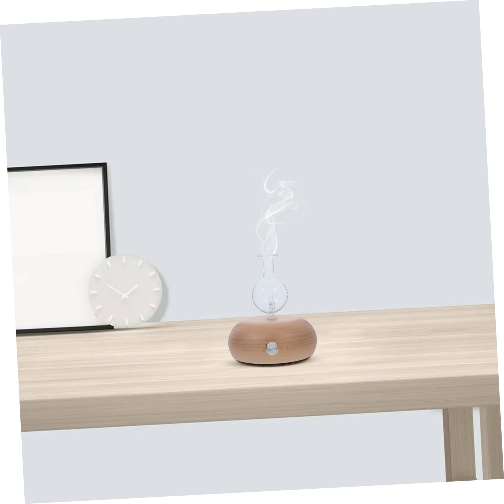 Diffusore Aroma per Oli Essenziali in Vetro e Legno 1pezzo