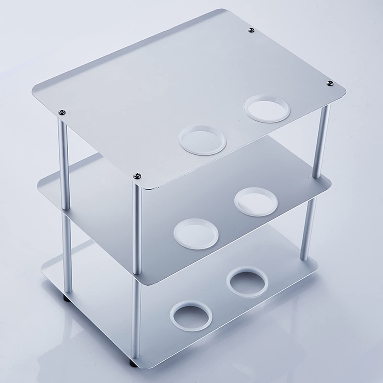 Stand di Stampa per Ufficio Stampante verticale Stampante Staffa in alluminio Office Organizzazione Desktop Storage Storage Bookshelf 3 Tier Organizer Fax Macchina for ufficio Forniture for ufficio St