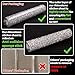 Locacrystal Bling Rhinestone Sticker DIY Home Decor Stickers Self-Adhesive Crystal Sheet Stickers for Cars & Crafts Decoration(Silver,9.4