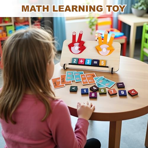 Image of Educational Math Learning & Activity Toys for Kids 3-5 | Interactive Early Brain Development Montessori Toys for 3-4 Years Old | Number Blocks for Toddlers 3,4 | Birthday Gift for Boys & Girls