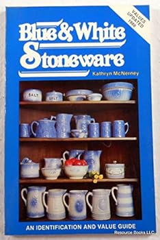 Unknown Binding Blue and White Stoneware Book