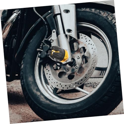 Parliky 4個 摩托?前叉杯 フレームスライダー 耐衝撃設計 落下防止用 モーターサイクル保護パーツ 電動スクーター対応 金色装飾付き