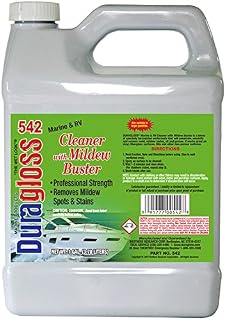 Duragloss 542 Marine and RV Cleaner removes stains and mildew, one gallon