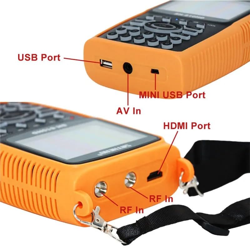 Détecteur de signal satellite numérique HD DVB S2 multimode avec TV