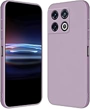 RankOne Coque pour OnePlus 10 Pro (6.7" inches) Étui en Silicone TPU Souple - Herbe Violette