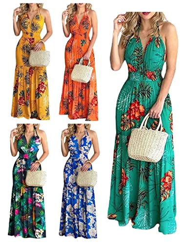 Robe longue floral d'été grande taille XL pour sublimer les formes avec confort