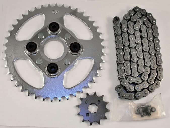 Miniatura 1 de 520X80 Cadena de transmisión 12T Delantero 42T Kit de piñones traseros para Honda TRX 200SX Fourtrax