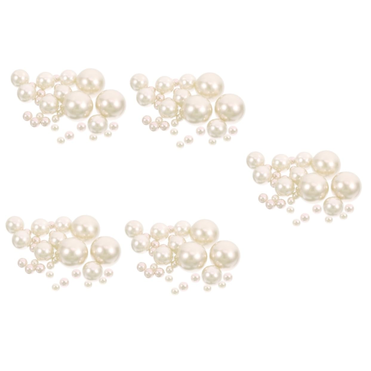 ABOOFAN 625 STK Perlenvasenfüllung Kunstperlen Für Vase Vasenfüllerperlen Schwimmende Perle Perlen Vasenfüller Perlenvasenfüller Perlen Make-up-Perle Kunstperlen Perlen Abs Weiß