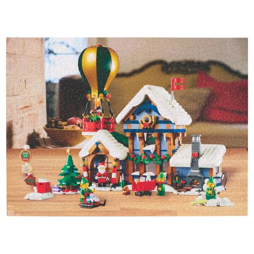 LEGO Icons Seasonal Santa’s Post Office Puzzle, 1000 Pieces, Ages 8+ by Just Play - Used condition - Image 2