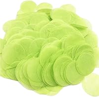 Vista 15 de Confeti de papel de seda, 5000 unidades, círculos redondos amarillos, de 1 pulgada, para decoración de mesa, boda, fiesta de cumpleaños