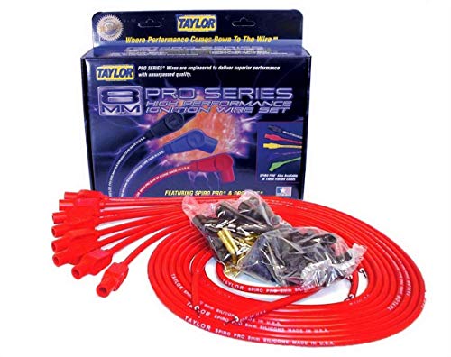 Taylor Cable 73255 Spiro-Pro Red Spark Plug Wire Set