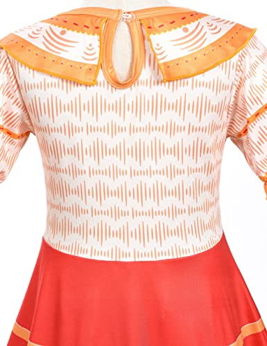 Kaisebile Princess Costume Dress For Girls Birthday Halloween Party Dress Up With Bag Necklace Headband Accessories #TOP6