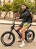 MACFOX X1S 2025 Ebikes for Adults, 750W Electric Bike Wheelie 25 MPH Max Speed, 38 Miles Range, 20" Fat Tire E-Bike with Front Suspension, E-Bikes for Riding to School (Class-3) Deluxe Edition #5
