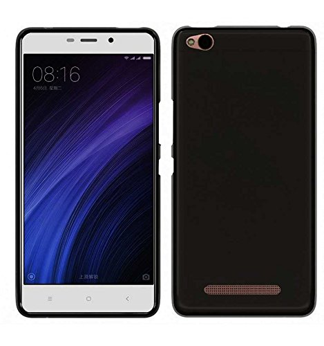 Todobarato24h Funda TPU Lisa Compatible con Xiaomi redmi 4A + Protector DE Cristal Templado (Negra)
