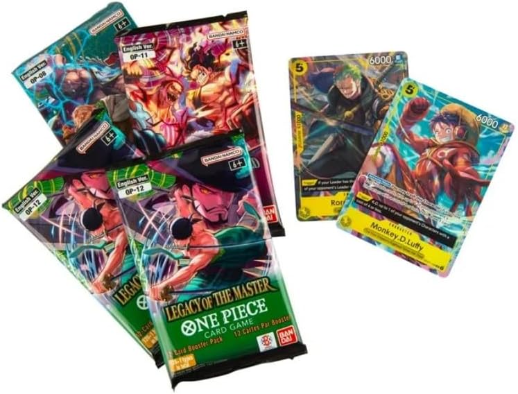 One Piece Trading Card Game TCG Illustration Box Vol. 3 - Contains 2 Promo Cards and 4 Booster Packs