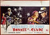 Affiche Belge BONNIE ET CLYDE Bonnie and Clyde FAYE DUNAWAY Warren Beatty 36x51