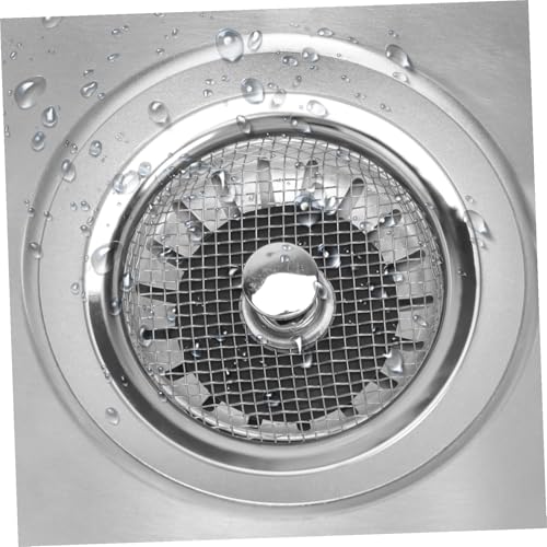 2 piezas cubierta de drenaje para piso de cocina de acero inox miniatura 5