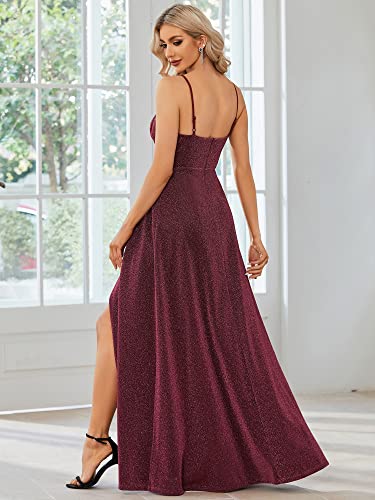 Ever-Pretty-Vestido-de-Gala-A-linea-Escote-en-V-sin-Respaldo-Corte-Imperio-Abertura-sin-Hombros-Elegantes-Burdeos-40
