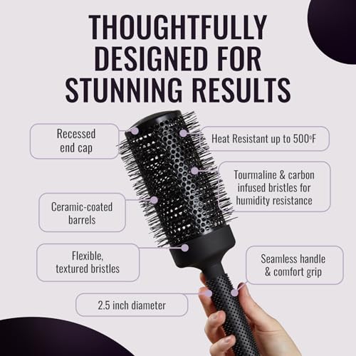 Ergo Professional okrągła szczotka jonowa 65 mm (3 1/2) New in Box by ergo professional hair tools