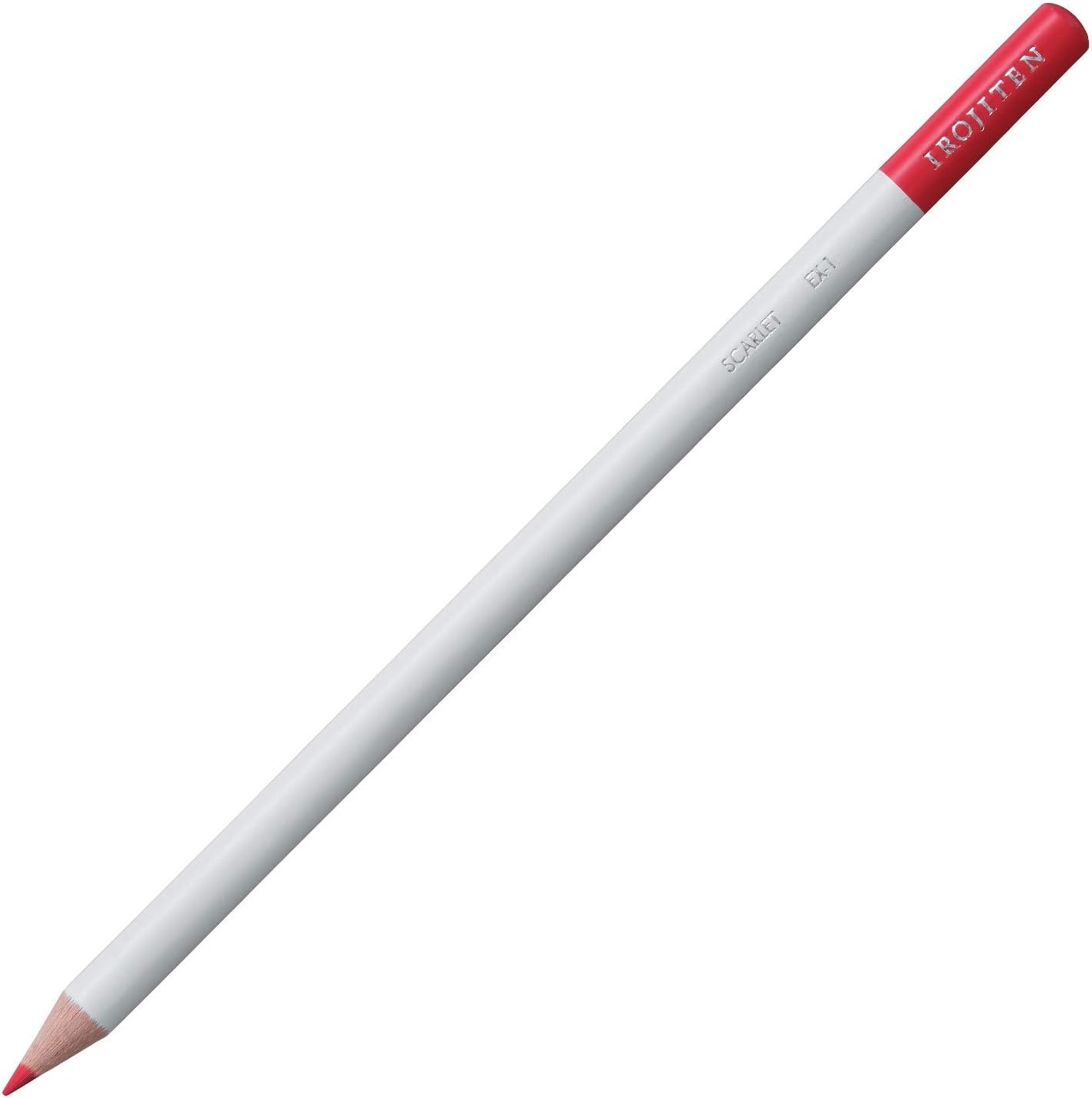 Tombow CI-REX1-6P Colored Pencils, Color Dictionary, Solid Color, Scarlet, Pack of 6