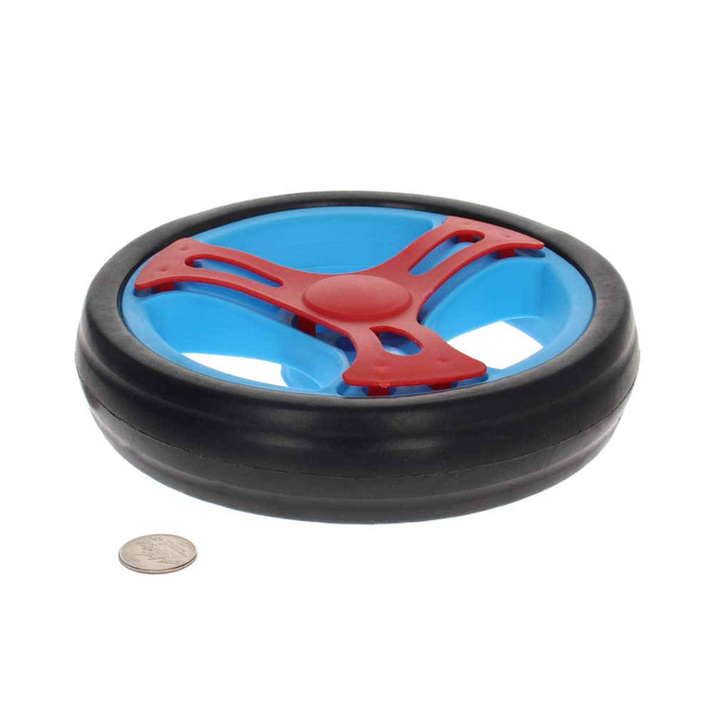 MroMax Lot de 4 poulies en plastique de 150 mm de diamètre avec trou de montage de 0,8 cm de diamètre