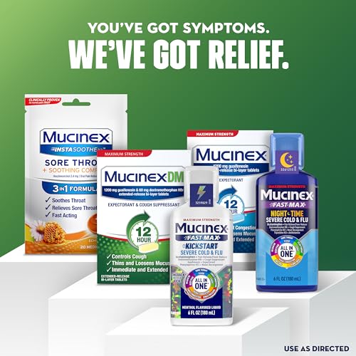 Mucinex DM 12Hr Maximum Strength Chest Congestion & Cough Medicine for Adults, Cold and Cough Medicine for Excess Mucus Relief, 1200 mg Guaifenesin & 60 mg Dextromethorphan HBr, 28 Bi-Layer Tablets - image 7