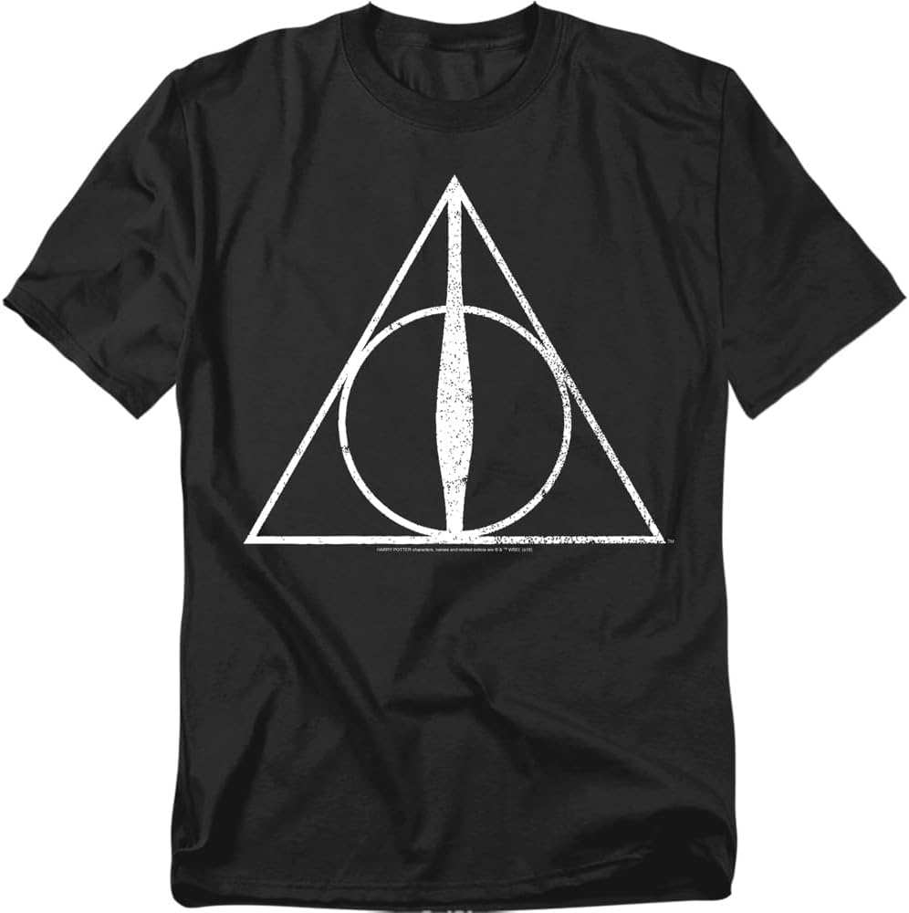 Harry Potter Deathly Hallows Symbol Unisex Adult T Shirt