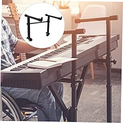 Toyvian 1 Jeu Soutenir La Barre Stabilisatrice Électronique Titulaire De Piano Réglable Clavier Stand Support De Clavier Cadres De Stand De Piano Clavier Rack Caoutchouc Métal Étagère - Les Beatles, Paul McCartney, John Lennon, RIngo Starr, George Harrison Toyvian 1 Jeu Soutenir La Barre Stabilisatrice Électronique Titulaire De Piano Réglable Clavier Stand Support De Clavier Cadres De Stand De Piano Clavier Rack Caoutchouc Métal Étagère – Image 5