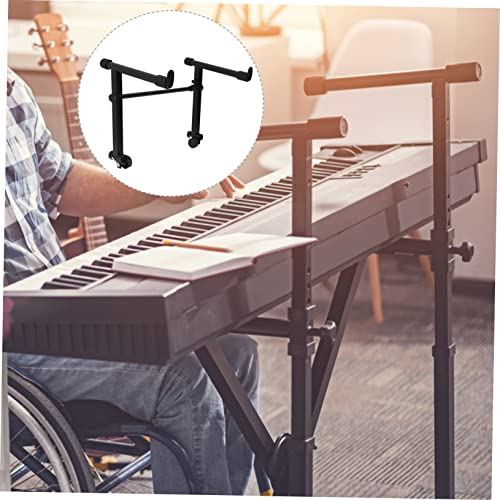 Toyvian 1 Jeu Soutenir La Barre Stabilisatrice Électronique Titulaire De Piano Réglable Clavier Stand Support De Clavier Cadres De Stand De Piano Clavier Rack Caoutchouc Métal Étagère - Les Beatles, Paul McCartney, John Lennon, RIngo Starr, George Harrison Toyvian 1 Jeu Soutenir La Barre Stabilisatrice Électronique Titulaire De Piano Réglable Clavier Stand Support De Clavier Cadres De Stand De Piano Clavier Rack Caoutchouc Métal Étagère – Image 6
