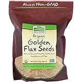NOW Foods Organic Golden Flax Seeds - 2 lb