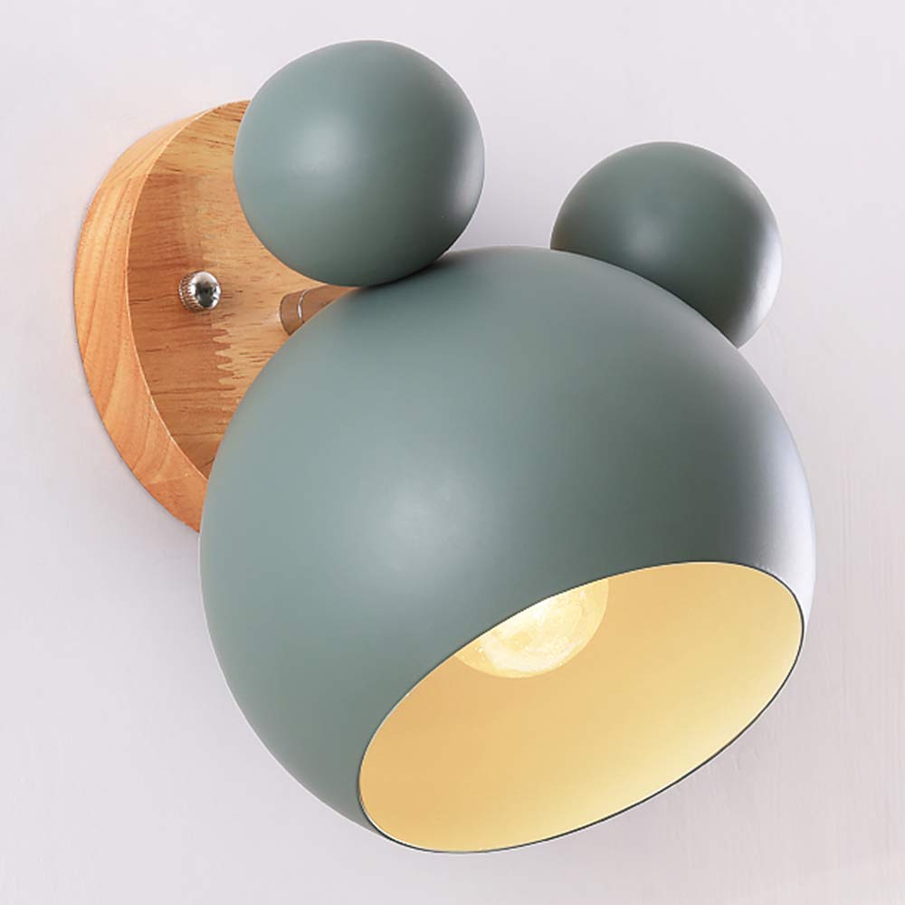 Creativo Applique da Parete Moderno Lampada da Parete Semplice Lampada a Muro E27 Nordico Stile Art Deco per Camera da Letto dei Bambini, Ristorante, Corridoio, Scale