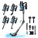 Cecotec Aspirador Escoba sin Cable Conga Rockstar Deepclean Animal. 3 en 1, 215 W, 21 kPa, Autonomía 40 Minutos, Cepillo Mixto, Depósito 500...