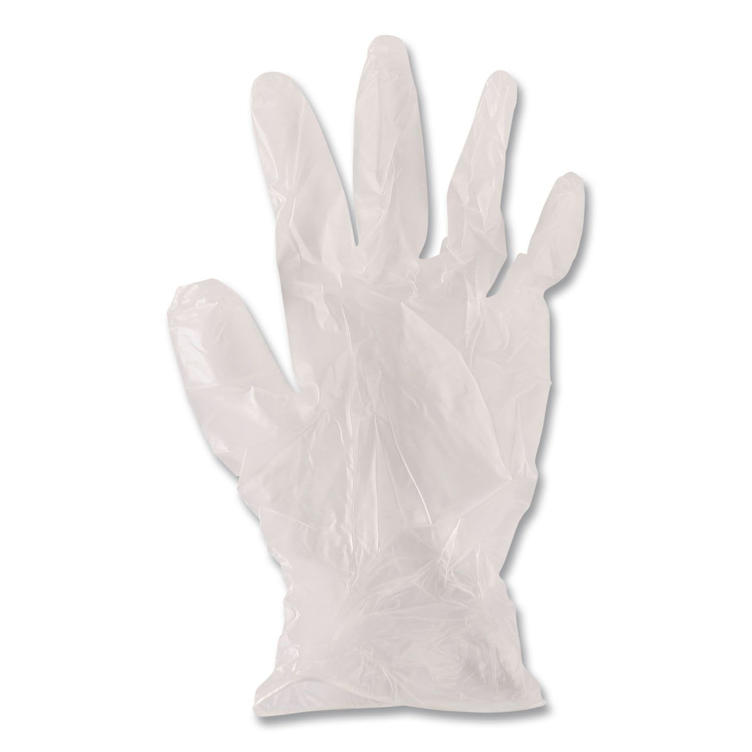 Boardwalk BWK365XLCT General Purpose Vinyl Glove, 2-3/5 mil, Vinyl, XL, Clear (Pack of 1000)