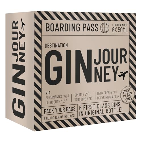 Gin Journey Mini Set 6 x 50ml 42,55% Vol.