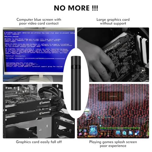 GPU Support Bracket, Universal GPU Sag Bracket Prevents Graphics and Video Sagging, 74-120mm Adjustable Non-Slip Anti-Shock GPU Stand - Image 5