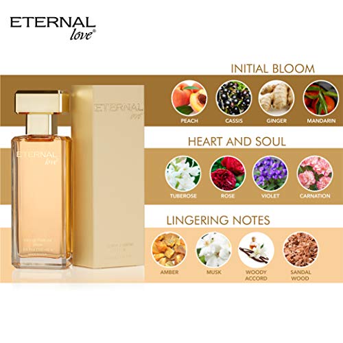 Image of Eternal Love - Eau De Parfum for Women | Long-Lasting | Fresh & Enchanting Signature | Travel-Friendly Grooming Essential | Peach, Mandarin, & Amber Fragrance | All-Day Freshness | 100ml