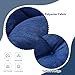 IASEAHK Chair Cushions for Dining Chairs, Seat Cushions for Kitchen Chairs, Indoor Seat Cushions with Ties, Tufted Foam Chair Pads, Non Slip Chair Cushions Set of 4, 15.5