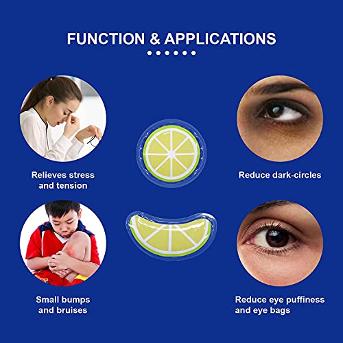 Gel Ice Pack Reusable Cooling Eye Pads And Under Eye Patches,Eye Hot Cold Treatment Pack For Redness,Pain Relief And Eye Relax #TOP2
