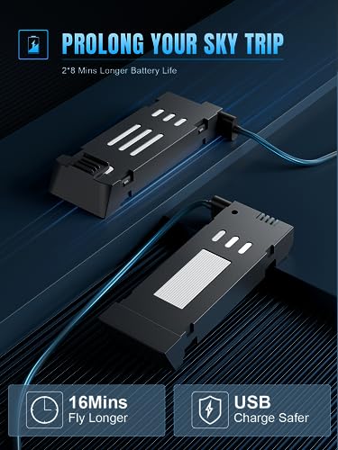 Drones With Camera For Adults Beginners Kids, Foldable E58 Drone With 1080P Hd Camera, Rc Quadcopter - Fpv Live Video, Altitude Hold, Headless Mode, One Key Take Off/Landing, App Control #TOP2