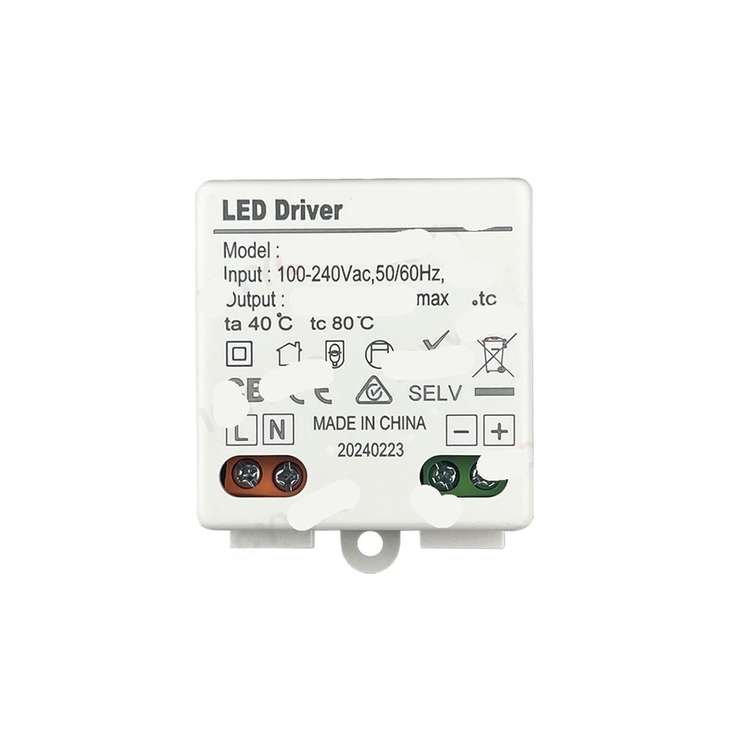 1PCS Switching Power Supply DC12V DC24V LED Lighting Transformer(12W-DC24V-500MA)