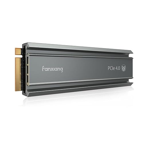 fanxiang S660 1To PCIe 4.0 NVMe SSD M.2 2280 Disque SSD Interne à état Solide - avec dissipateur Thermique, jusqu'à 5000 Mo/s, Parfaitement Compatible avec PS5, Cache SLC Dynamique
