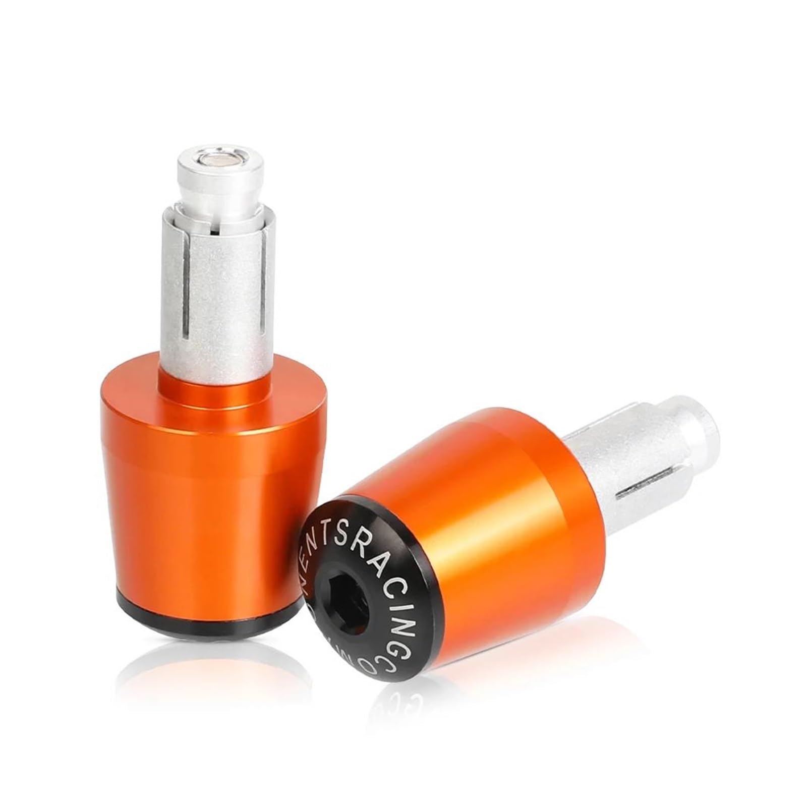 Guidon moto guidon contrepoids poignées CNC orange pour NC750X S