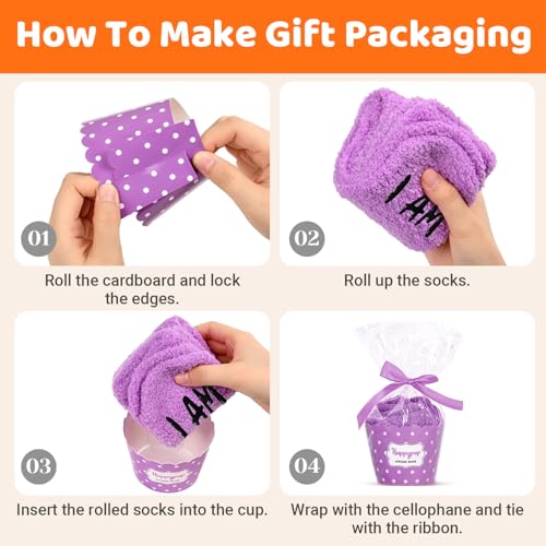 Image of HAPPYPOP Birthday Gift Ideas for Women - Socks for 20-30 Year Olds Women